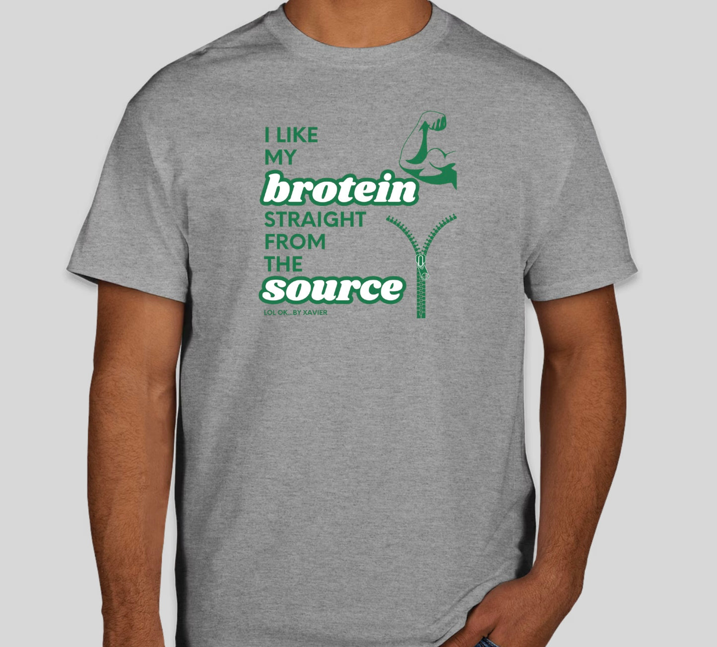 I Like My Brotein Straight From The Source T-Shirt / Long Sleeve