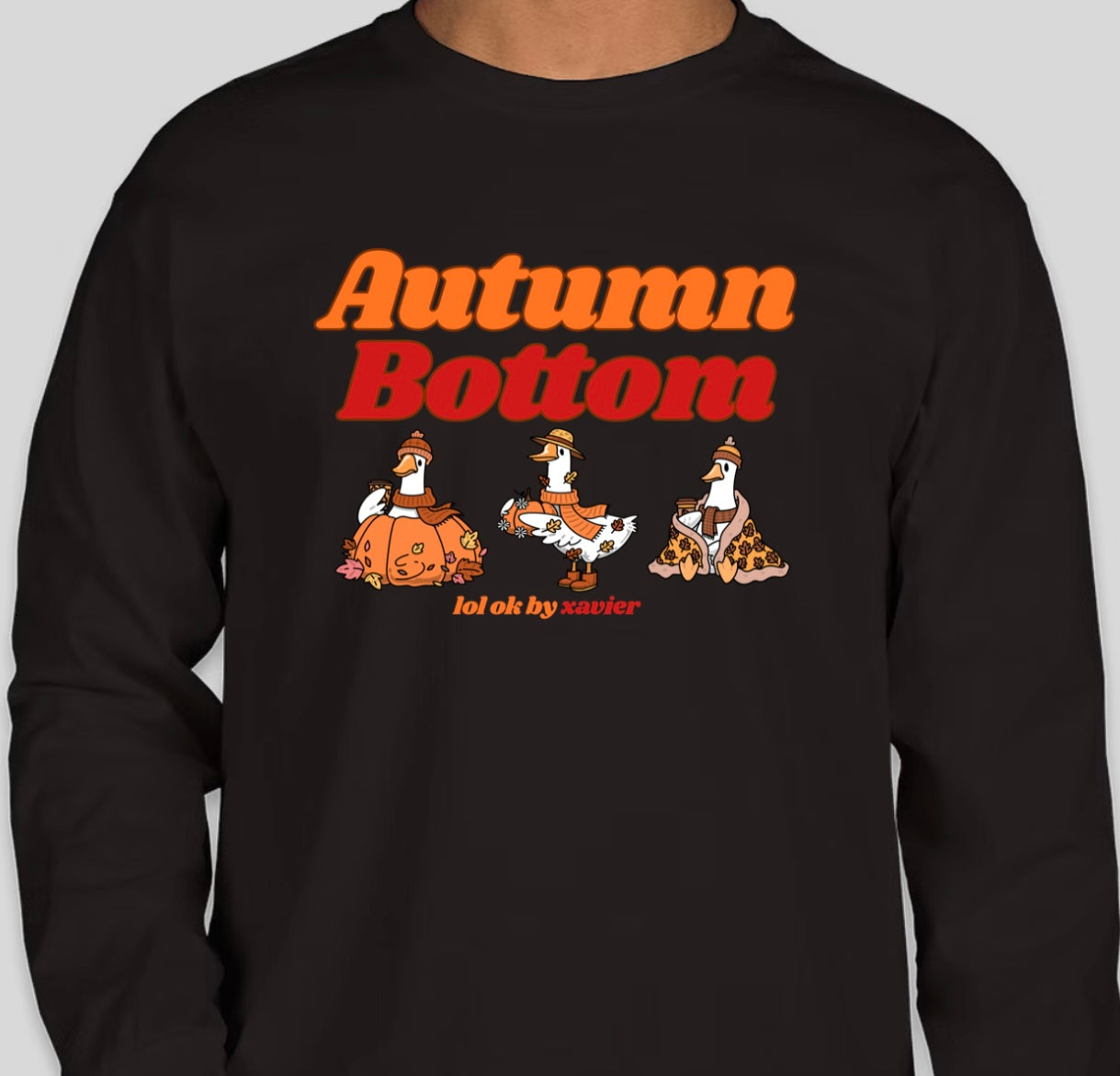 Autumn Bottom w/ Gizzy the Gay Goose