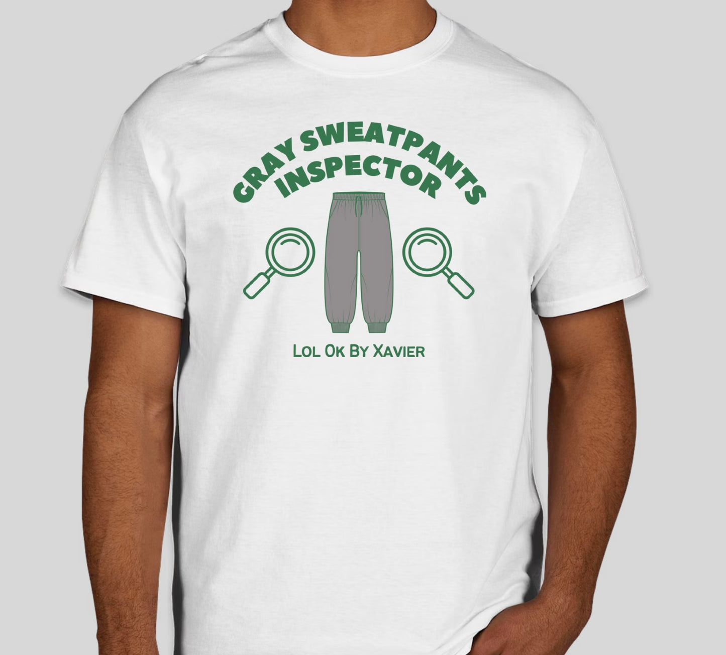 Gray Sweatpants Inspector T-Shirt / Long Sleeve