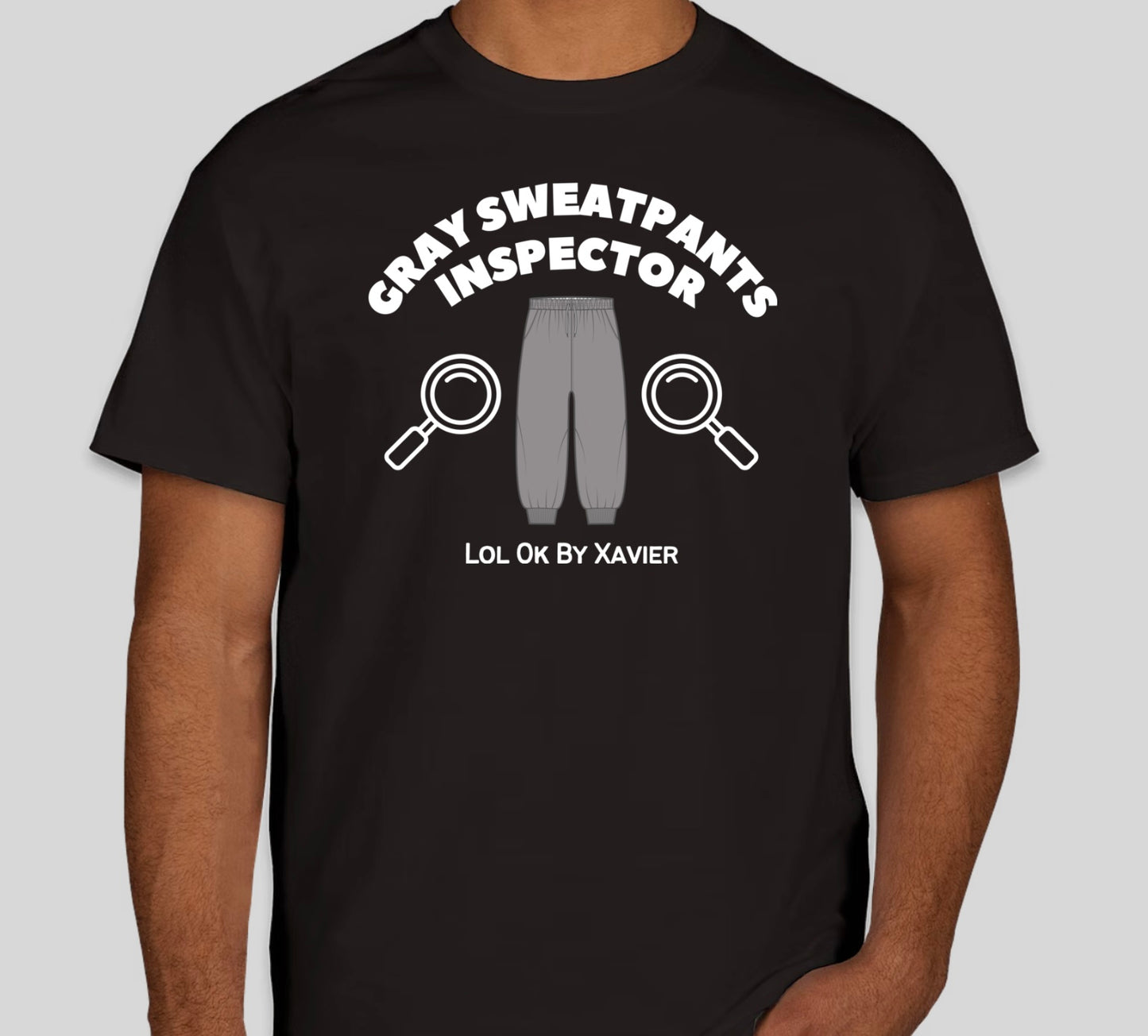 Gray Sweatpants Inspector T-Shirt / Long Sleeve